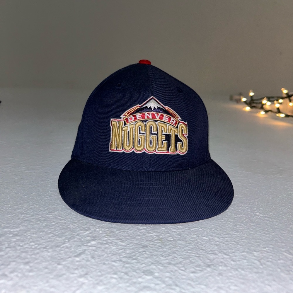 Denver Nuggets Hardwood Classics Vintage Fitted Hat